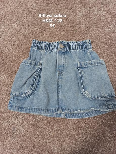 Riflova sukna, h&m, 128, h&m,128