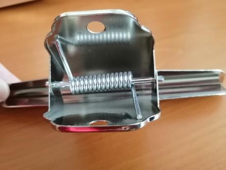 Klip chrom pružinový 14,5 cm,