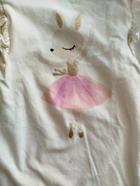 Zajačikové tričko so sukňou cena spolu, h&m,134