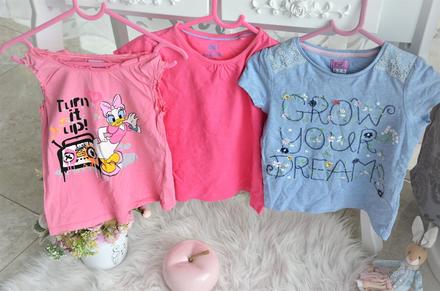 3x tričko-98/104, 98