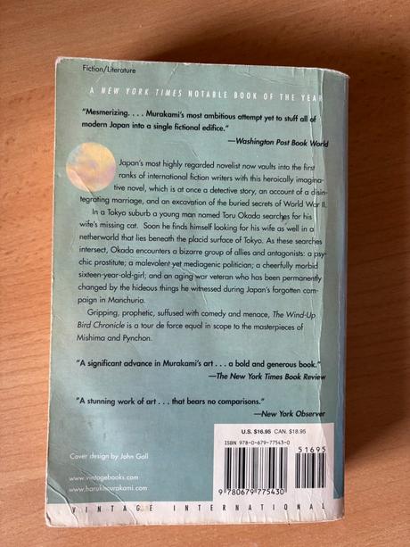 Kniha the wind-up bird chronicle (haruki murakami), 