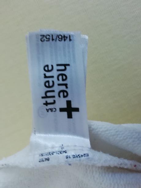 Darujem - dievčenská biela mikina., h&m,152