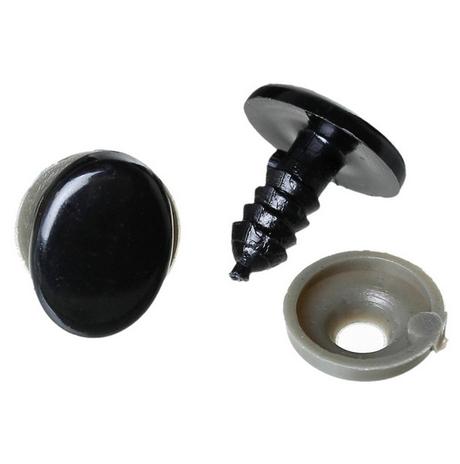 Oči na zakrúcanie 14x10 - cena za pár, 