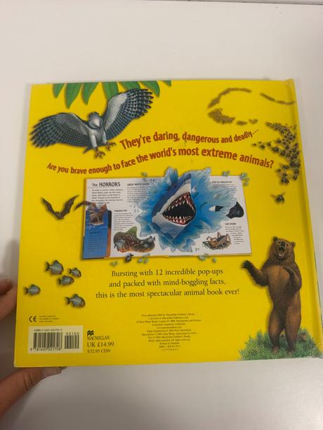 Pop up 3d kniha exreme animals,