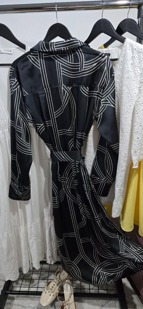 Saténové šaty h&m, h&m,l