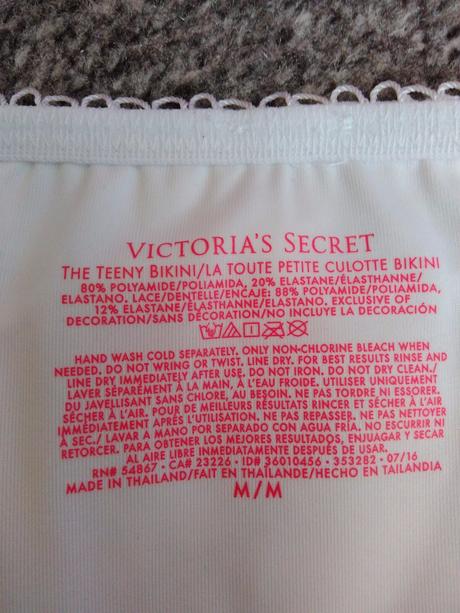Victoria's secret spodok m biely, victoria's secret,m