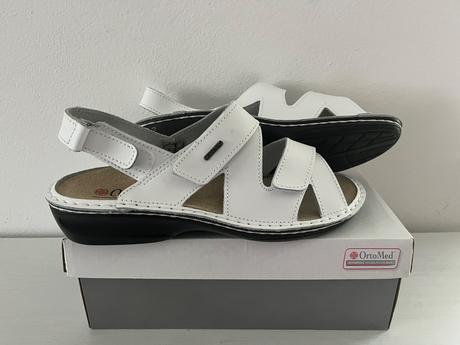 Dámske kozene ortopedické sandale, 42