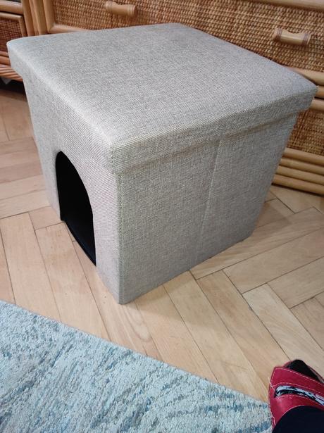 Taburetka s úložným priestorom pre mačku/psa, 