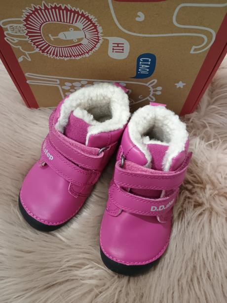 Detské zimné topánky d.d.step w070 b, d.d.step,20 / 21 / 22 / 23 / 24