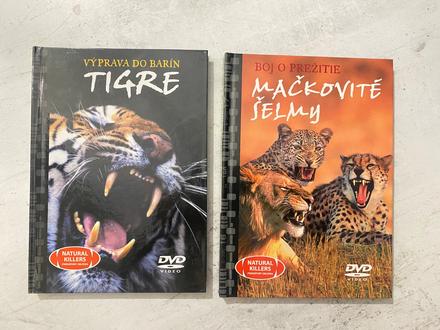 Dvd tigre a mačkovité šelmy - natural killers, 
