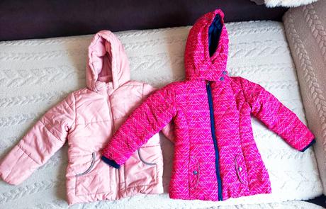 Balík dievčenského oblečenia 110, 116, 122 + obuv, 104–116