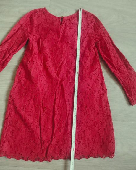 Slávnostné čipkované šaty, h&m,128