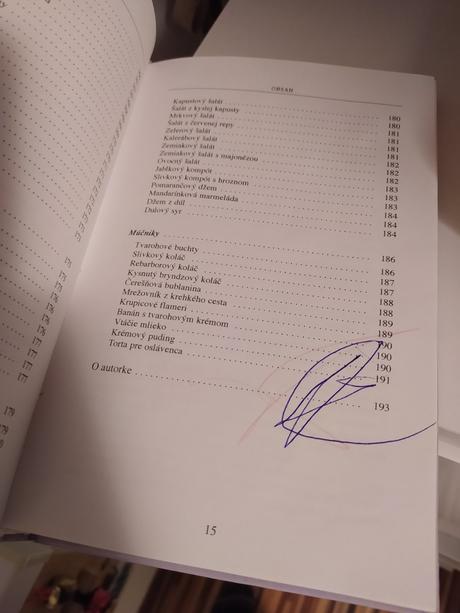 Kniha "receptar zdravej výživy",