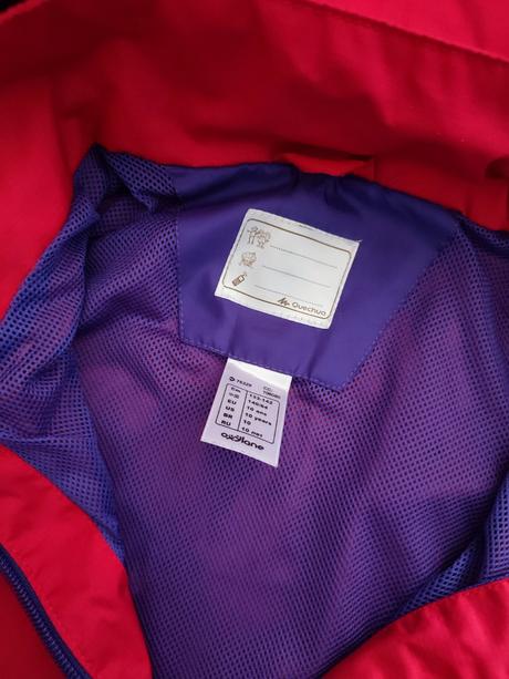 Nepremokavá vetrovka, quechua,134