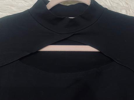 Čierne mini šaty xs/s, s