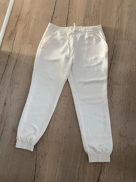 Nohavice na gumu, h&m,42