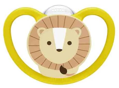 Nuk silikónový cumlík space lev 1ks, 6-18m, nuk