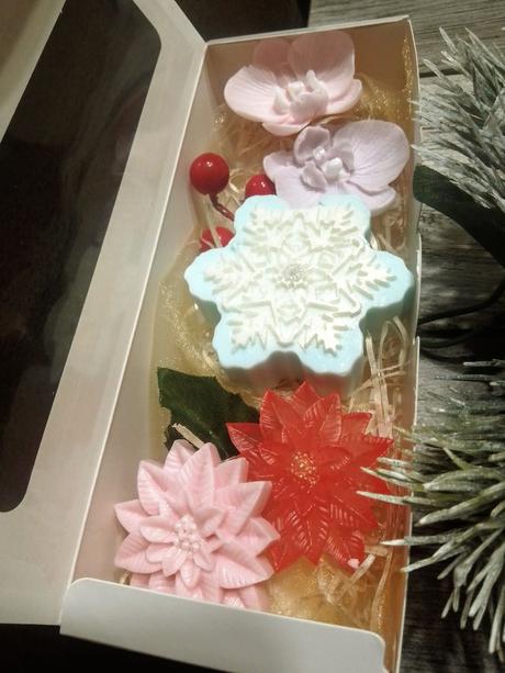 Mydlové vločky v krabičke, 