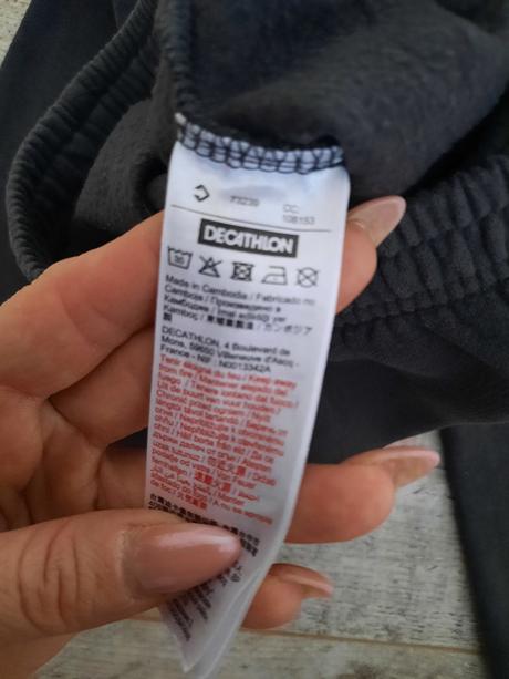 Tepláky na doma 116/122, decathlon,122