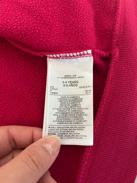 Gap mikina na zips, gap,128