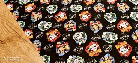 Teplákovina - paw patrol odznaky- cena za 10 cent, 