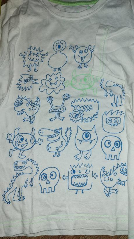 Tričko 2x - 2-3 roky a 5-6 rokov, rebel,122