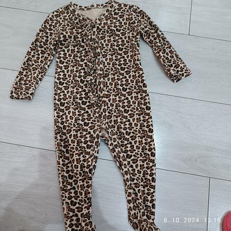 Dievčenský vzorovaný overal, 80