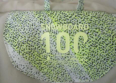 Snowboardová predĺžená bunda, decathlon,l