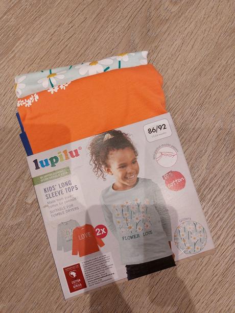 2x tričko s dlhým rukávom 86/92, lupilu,86