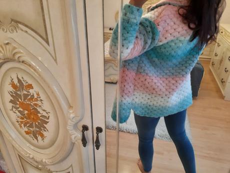 Vlneny kabat kozustek,