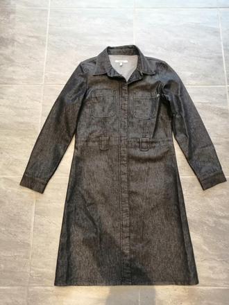 Čierne džínsové šaty soliver v164,14-16r,pružné, s.oliver,164