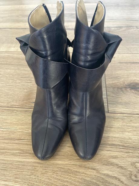 Kožené cizmy, zara,37