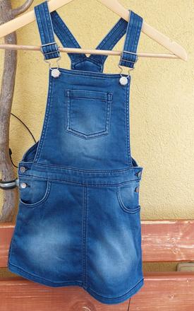 Riflová sukňa s trakmi - 116-122, f&f,116