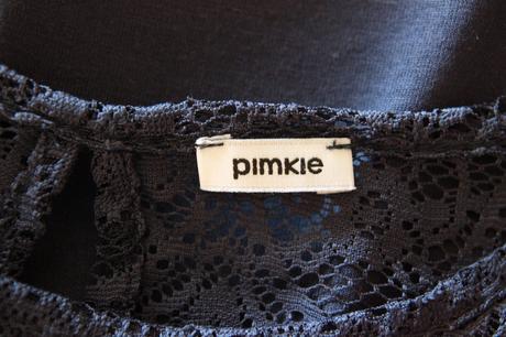 Tmavo modrý viskózový top pimkie, s, pimkie,s