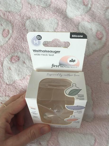 Široký cumlik na fľašu nip, 