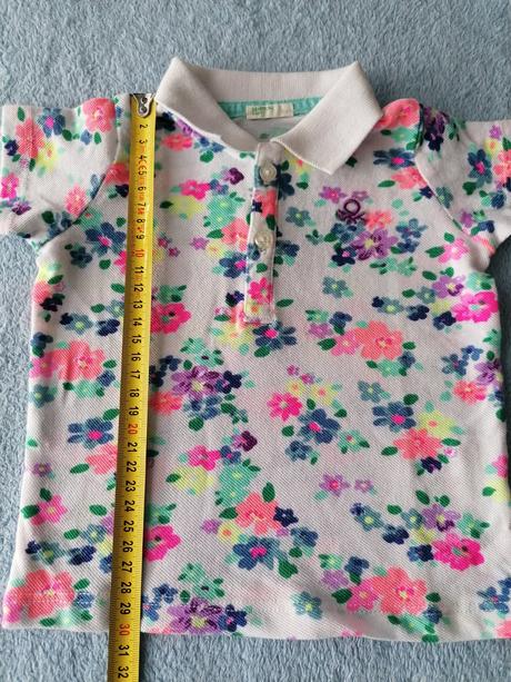 Kvietkovane tričko, benetton,68