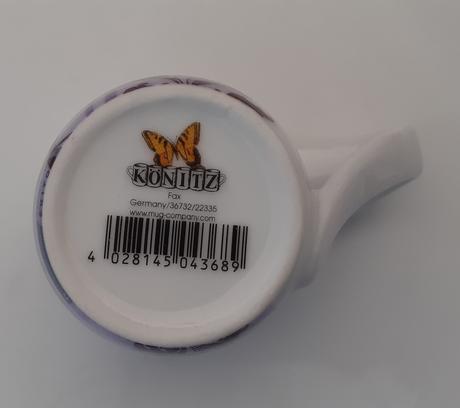 Porcelánová šálka na espresso - krokus fialová, 