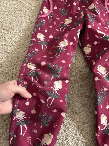 Rastúce softshelove nohavice, 116