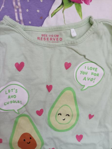 Dievčenské tričká 110 5kusov, 110