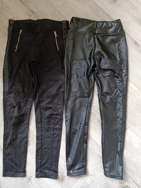 Kožené zateplené legíny, m