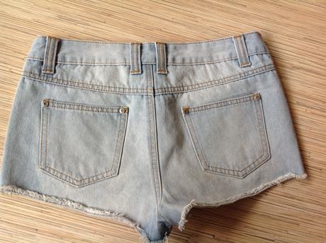 Riflové kraťasy, denim,36