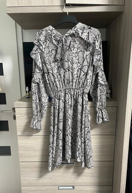 Šaty s hadím vzorom, mohito,s