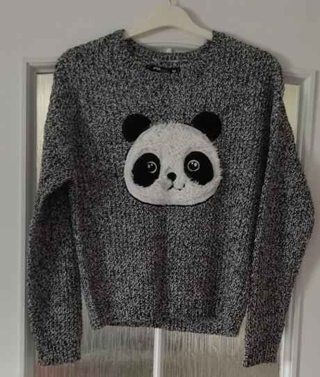 Svetrík panda, new yorker,m