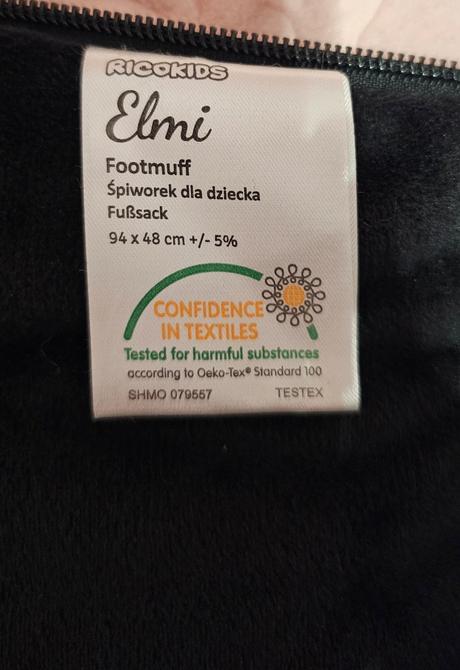 Spací vak (zimný fusak) do kočíka, sánky - čierny, 