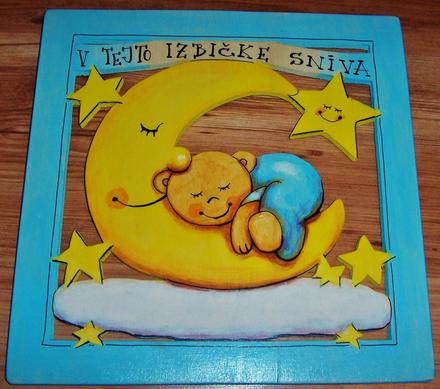 Obrázok do detskej izbičky-dopíšte meno dieťaťa, 