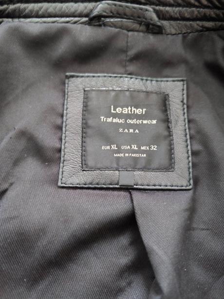 Koženková bunda moderná, zara,xl