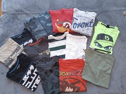 Balík tričiek a mikín - 146/152, 146