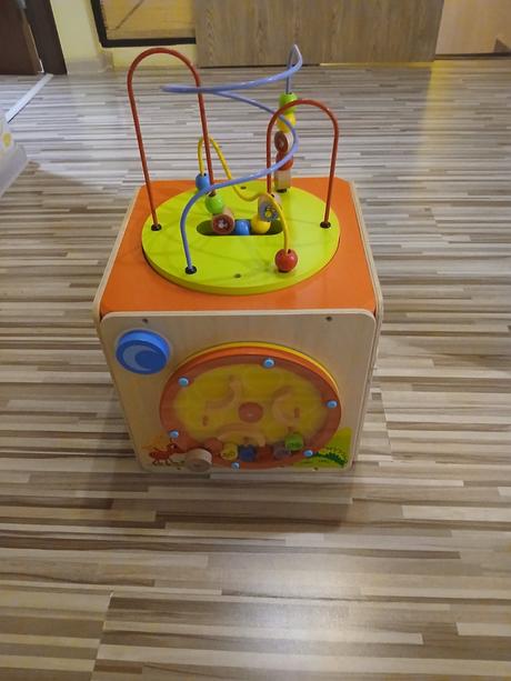 Edukačná drevená kocka, 