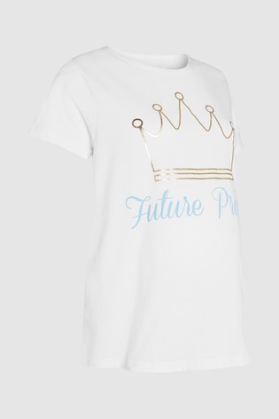 Next tehotenské tričko s nápisom budúci princ, next,44