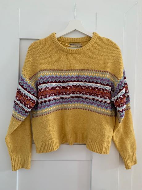 Krasny hruby svetrik, pull&bear,s